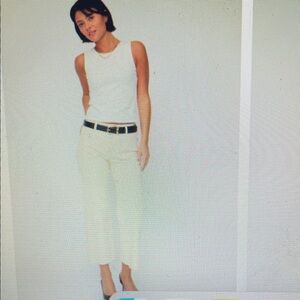 Oliver Logan Aberdeen Wide Leg in Ecru